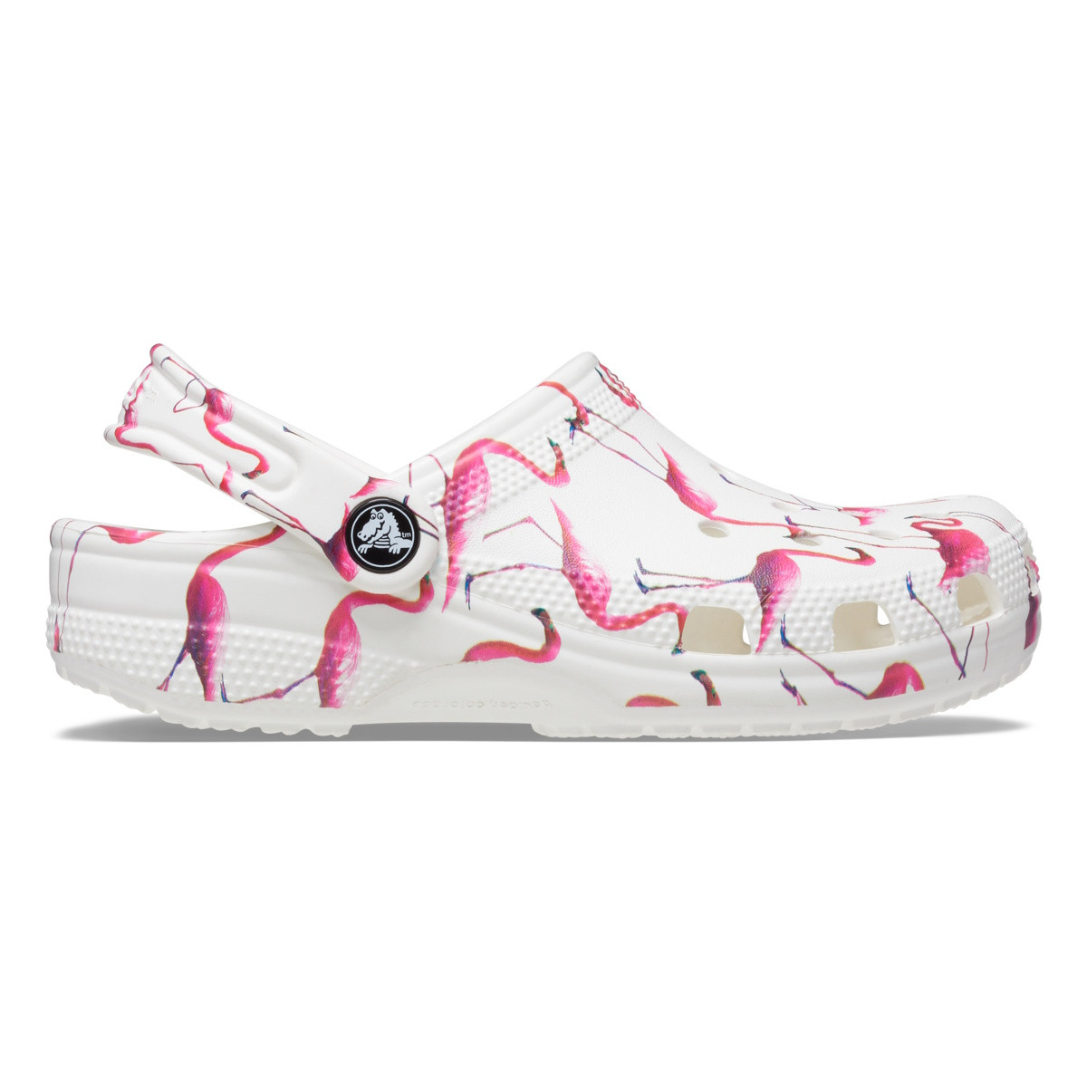 Saboti Crocs Classic Pool Party Clog Kids Multicolor - White/Flamingo - imagine 8